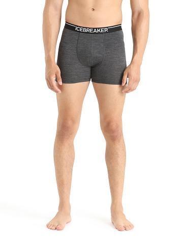 Icebreaker Merino Anatomica Boxers Miesten Alusvaatteet Mustat Harmaat | FI 1316MQZA